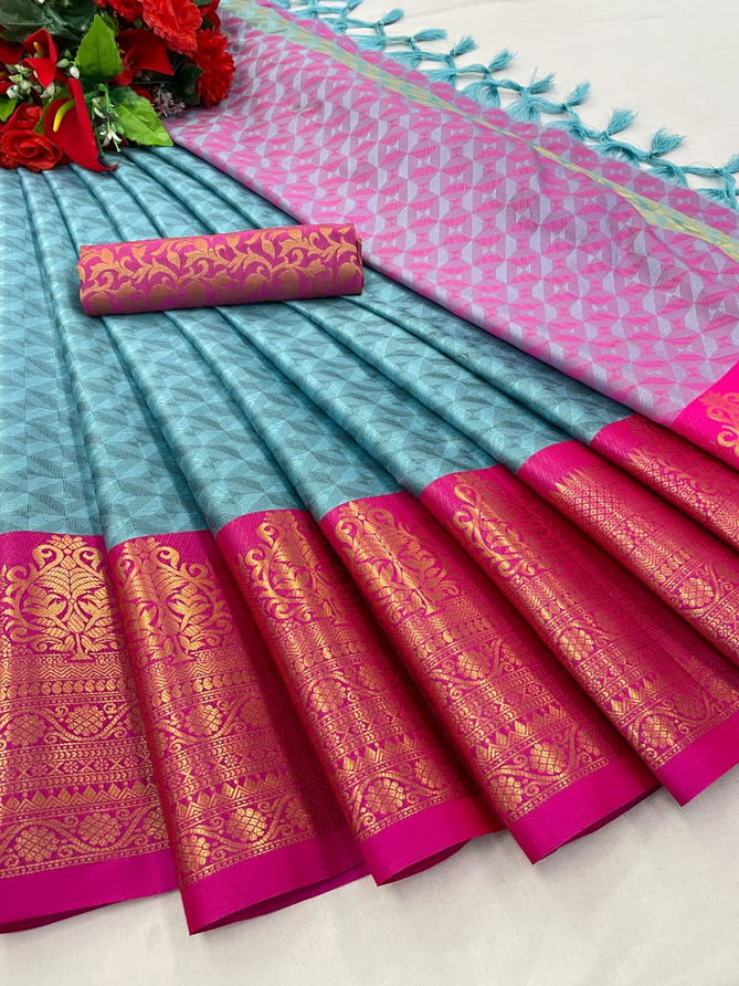 Aab Genius Non Catalogue Pure Mercerised cotton silk Designer Saree Catalogue